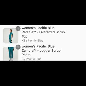 Figs Pacific Blue set
